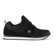 Distro DS 414 Sepatu Sneakers Kets dan Kasual Pria untuk jalan, santai, olahraga, joging, kuliah, sekolah, kerja - Hitam
