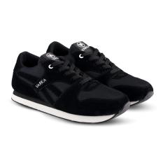 Distro DS 438 Sepatu Sneakers Anak Laki Perempuan untuk sekolah, jalan, santai, olahraga, joging - Hitam