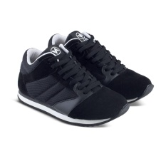 Distro DS 492 Sepatu Boot Sneakers Kets dan Kasual Anak bisa untuk Sekolah dan Olahraga - Hitam