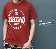 Distro/Kaos/Baju/T-Shirt/NEW 3SECOND KEEP SPIRIT ALIVE