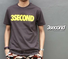 Distro/Kaos/Baju/T-Shirt/YELLOW 3SECOND