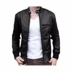 Rjr jaket kulit ariel hitam