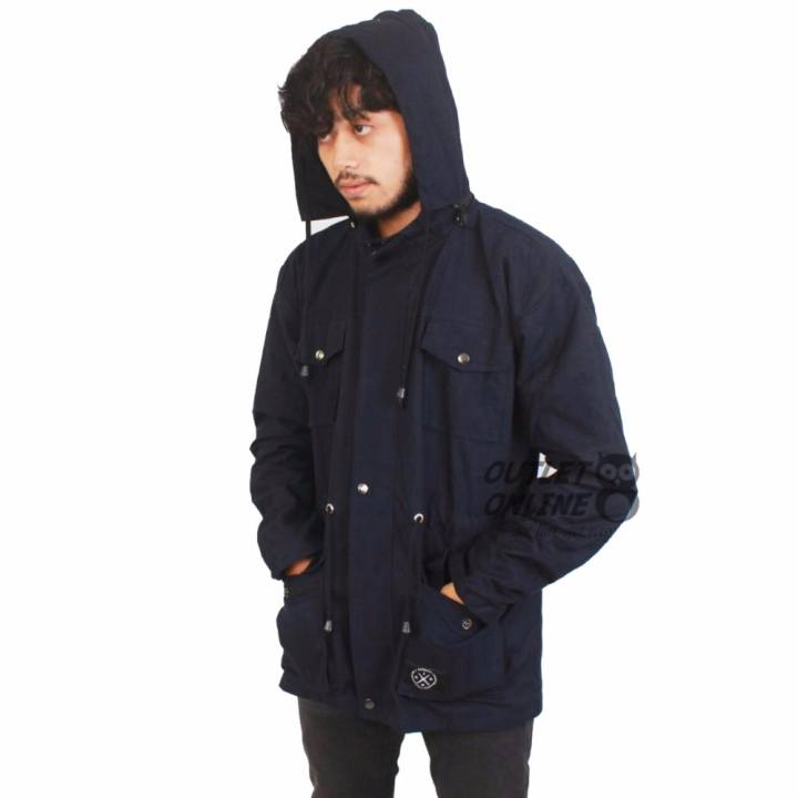 Djavu Jaket Parka Alano Navy Membeli jualan online 