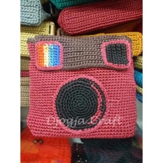 Djogja Craft Tas Rajut Instagram - Maroon