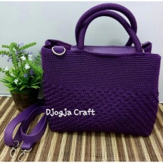 Djogja Craft Tas Rajut Webe - Ungu