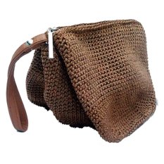 Djogja Klasik Craft Dompet Rajut Tribel - Coklat
