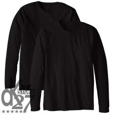 DK Kaos Polos O-Neck Lengan Panjang Pria/Wanita