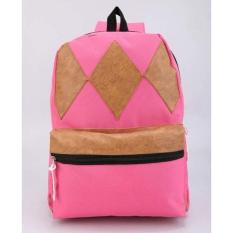 Dksh Tas Sekolah Ransel Punggung Anak Perempuan Cewek Warna Pink CYD
