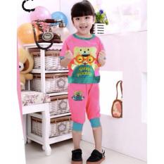 dl 3c pakaian anak perempuan / baju setelan kaos