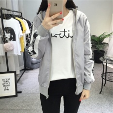 DM Semua Cocok Mantel Hooded Jaket Baseball-Intl