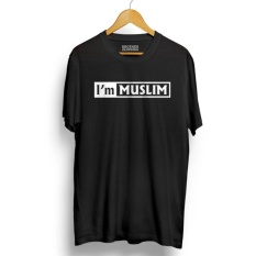 Do More Store Kaos Distro Im Muslim T-Shirt - Black