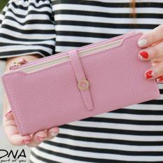 Dompet Fashions Amora Button Baby Pink Best Seller