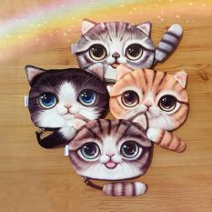 dompet koin kain cute cat
