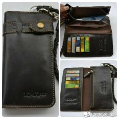 Dompet Kulit Asli Kickers DC017ZX - Dompet Panjang Full Kulit Sapi Asli - Dompet Rantai Kulit Asli - Dompet Uang Kulit Sapi Asli
