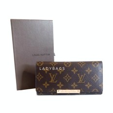 Dompet Kulit - Dompet Panjang Wanita Terbaru Murah - Import - Branded LV - Mono