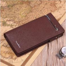 Dompet Kulit Pria Cowo Panjang Wallet Impor Curewe Kerien CK D01BR(BROWN )