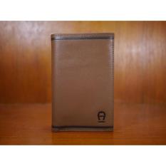 Dompet Kulit Pria Tanggung Branded_Aigner DT746 Brown