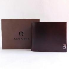 DOMPET KULIT PRIA TIDUR IMPORT AIGNER-180-2619LT COFFEE TERBARU