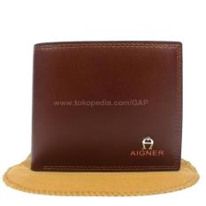DOMPET KULIT PRIA TIDUR IMPORT BRANDED | AIGNER 023-003# BROWN