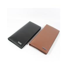 DOMPET KULIT PRIA WANITA PANJANG IMPORT BRANDED BALLY 129A BLACK BROWN