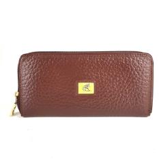 Dompet Panjang Kulit Asli Pria Wanita Murah - COSSET JR AUU BROWN