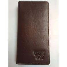 Dompet Panjang Pria / Wanita 100%Full Kulit Sapi Asli - BROWN