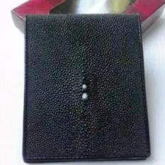 DOMPET PRIA KULIT IKAN PARI MOTIF MUTIARA
