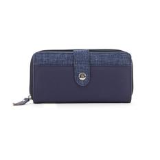 DOMPET SOPHIE MARTIN MARIANNE 1117 NAVY BIRU KULIT DENIM CANVAS IMPORT / DOMPET IMPORT WANITA CEWEK KULIT ASLI MURAH CEWEK CEWE