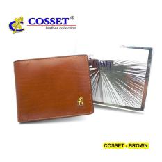Dompet Tidur Lipat Pendek Kulit Asli Murah - Cosset UK MUNO Brown