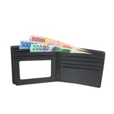 Dompet tidur pria kulit asli murah meriah best seller 7213 BL@ACK