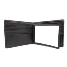 Dompet tidur pria kulit asli murah meriah best seller 9956 BLA@CK