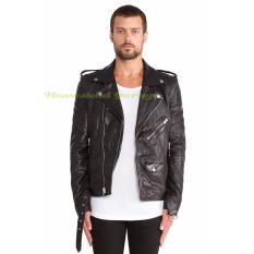 Don Vitto - Jaket Kulit Custom Tracker / Jaket Kulit Vintage Taste / Original Leather - Black