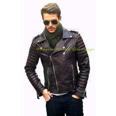 Don Vitto - Jaket Kulit Exclusive Bikers / Jaket Kulit Bobber Rider / Jaket Kulit Harley Davidson / Jaket Kulit Vintage Racer / Jaket Kulit Motorcycle / Jaket Kulit Domba Original - Hitam