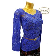 D.ONE.SHOP Kebaya Kutubaru Brokat Sabrina Syahrini / Kebaya Modern Leher Sabrina