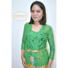 D.ONE.SHOP Kebaya Kutubaru Brokat Soltis Premium - Hijau