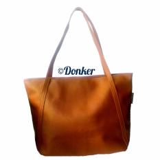 Donker Tote Bag Brown Tas Wanita Kuliah Tas Kerja Murah