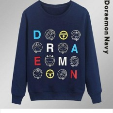 Sweater&Cardigan Wanita/Rompi Wanita/Jacket Wanita/Jaket Parasut Wanita/Kemeja Couple Family/Couple Family/Hoodii Couple Family/Jas Pria/Jacket Pria/Sweater&Cardigan Couple/Cardigan Pria/ sweater/ DORAEMON NAVY