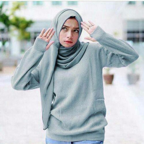 DoubleC Fashion Roundhand sweater grey