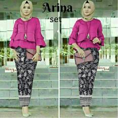 DoubleC Fashion Setelan arina paya mix Dusty