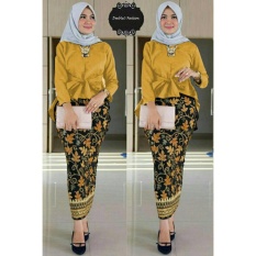 DoubleC Fashion Setelan Bilqis Mustard