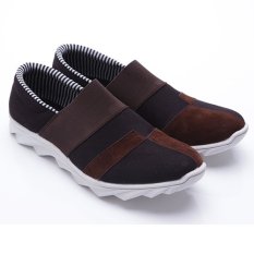 Dr. Kevin Sepatu Pria 13245 Hitam/Coklat - Sepatu Casual Pria