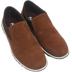 Dr. Kevin Sepatu Pria 13275 Coklat - Casual Shoes Slip On