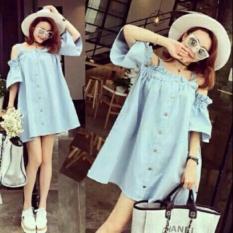 Dres Sabrina Denim Big size