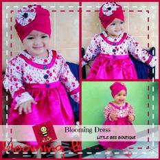 Dress Anak Baju Muslim Busana Muslim Bayi 1-2 Tahun Blooming