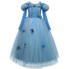 Lynn Design - Dress Baju Kostum Princess Cinderella Anak Long_Frozen Friends