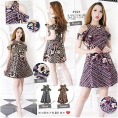 DRESS BATIK SABRINA ZHR 024 - GROSIR DAN ECER