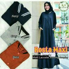 Dress Casual / Gamis Sehari Hari / Baju Hijab Busui Murah : Rosta Maxi