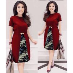 Dress Chika XL Maroon