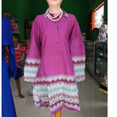 Dress elit motif batik ulos