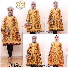 Dress / Tunik / Atasan Batik Monica Bunga Premium